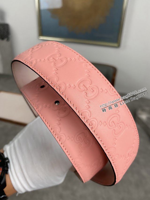 Gucci經典皮帶 古奇雙G板扣腰帶  jjp1335